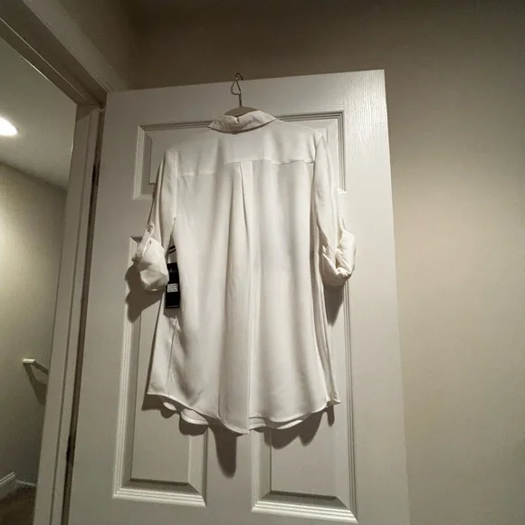 NWT Karl Lagerfeld White Parisian Graphic Shirt - Picture 9 of 13